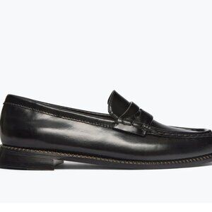 Freda Salvador Elba Penny Loafer, Black, 8